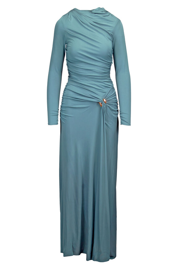 Simkhai Eleanora Storm Draped Jersey Gown - view 1