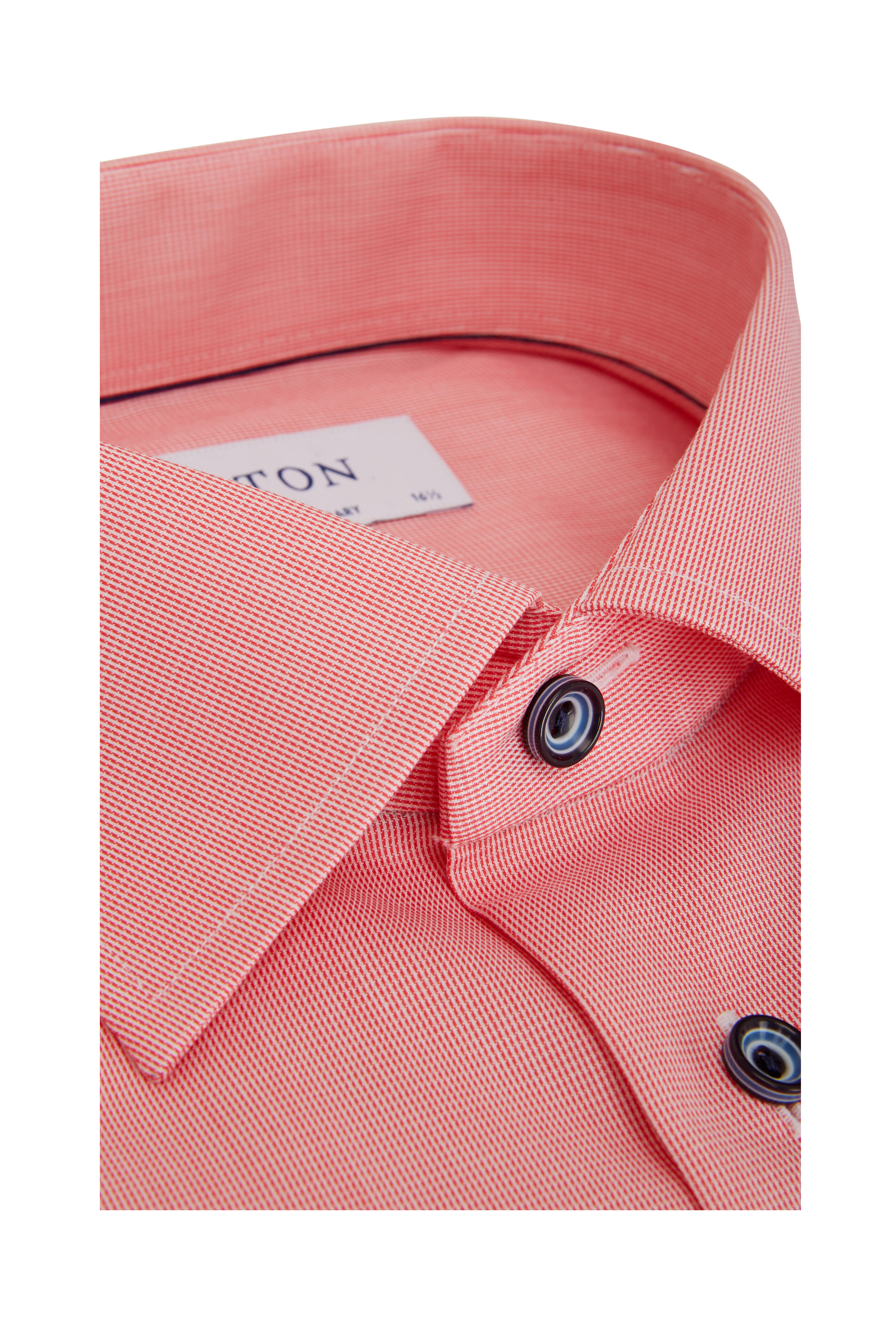 Eton - Red Check Contemporary Fit Sport Shirt