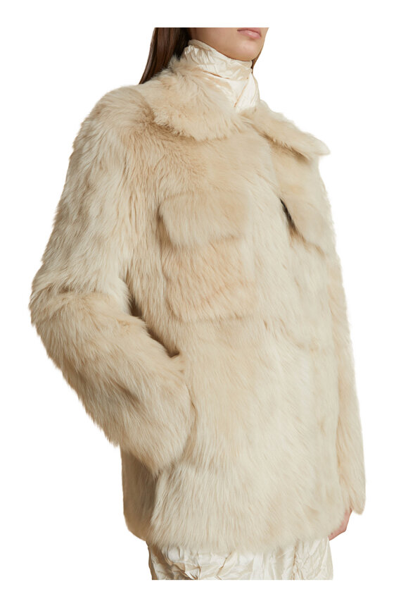 Khaite - Iana Cream Toscana Shearling Jacket