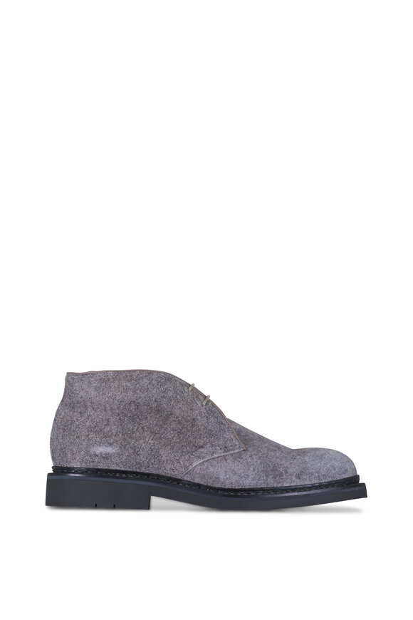 Heschung - Genet Gray Suede Chukka Boot