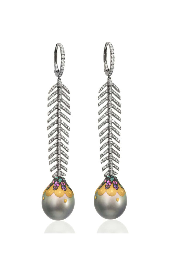 Brunello Cucinelli - Diamante Monili Sculptured Earrings