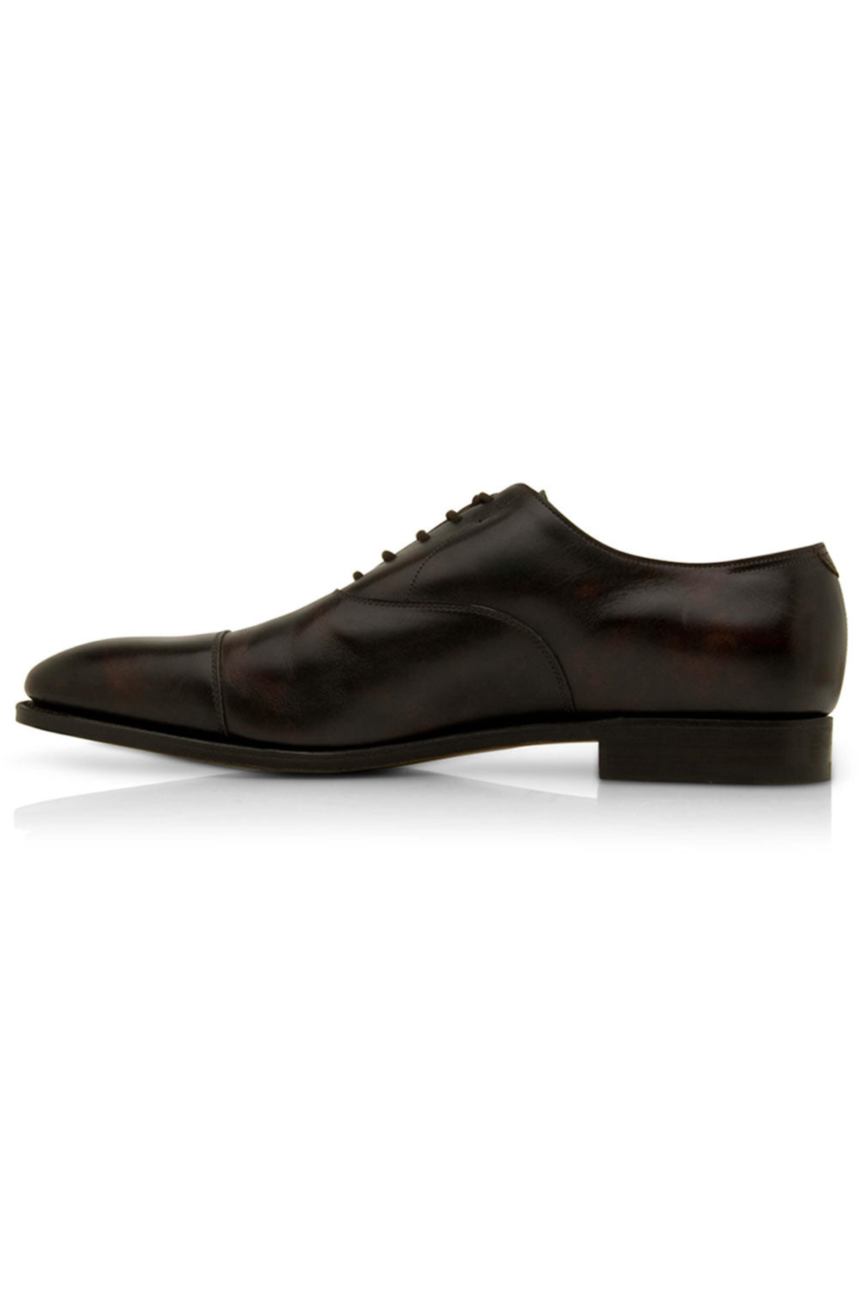 John Lobb - City II Leather Oxford in Dark Brown