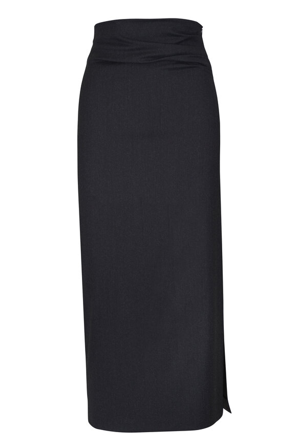 Antonelli Ippolito Black Maxi Skirt - view 1