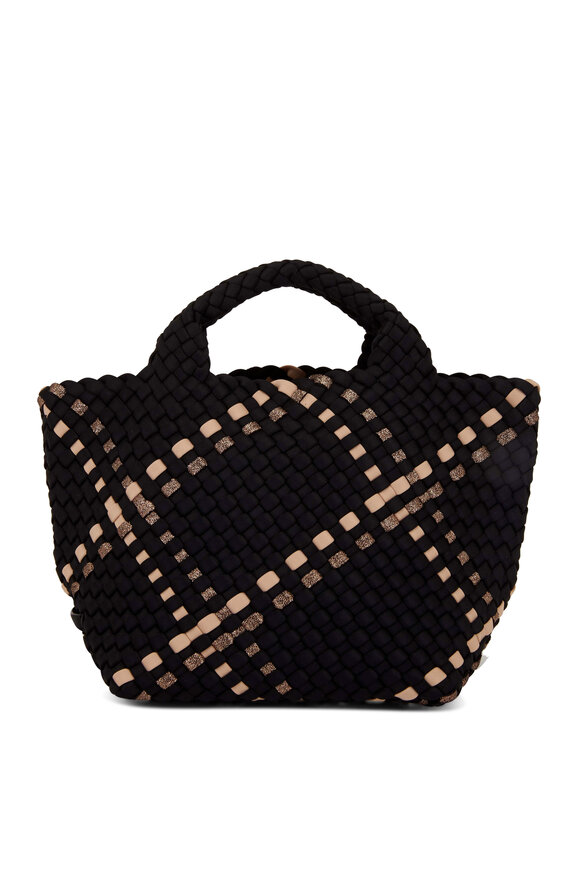 Naghedi - Modena Plaid St. Barth's Mini Woven Tote 