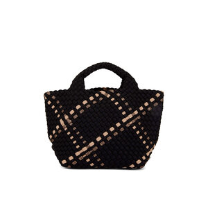 Naghedi - Modena Plaid St. Barth's Mini Woven Tote