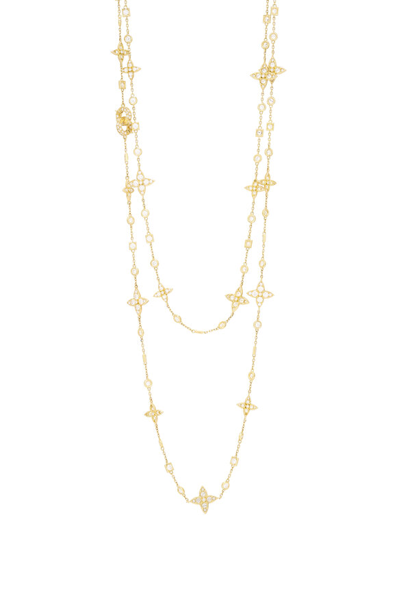 Mariani 18k Yellow Gold Lucilla Diamond Necklace