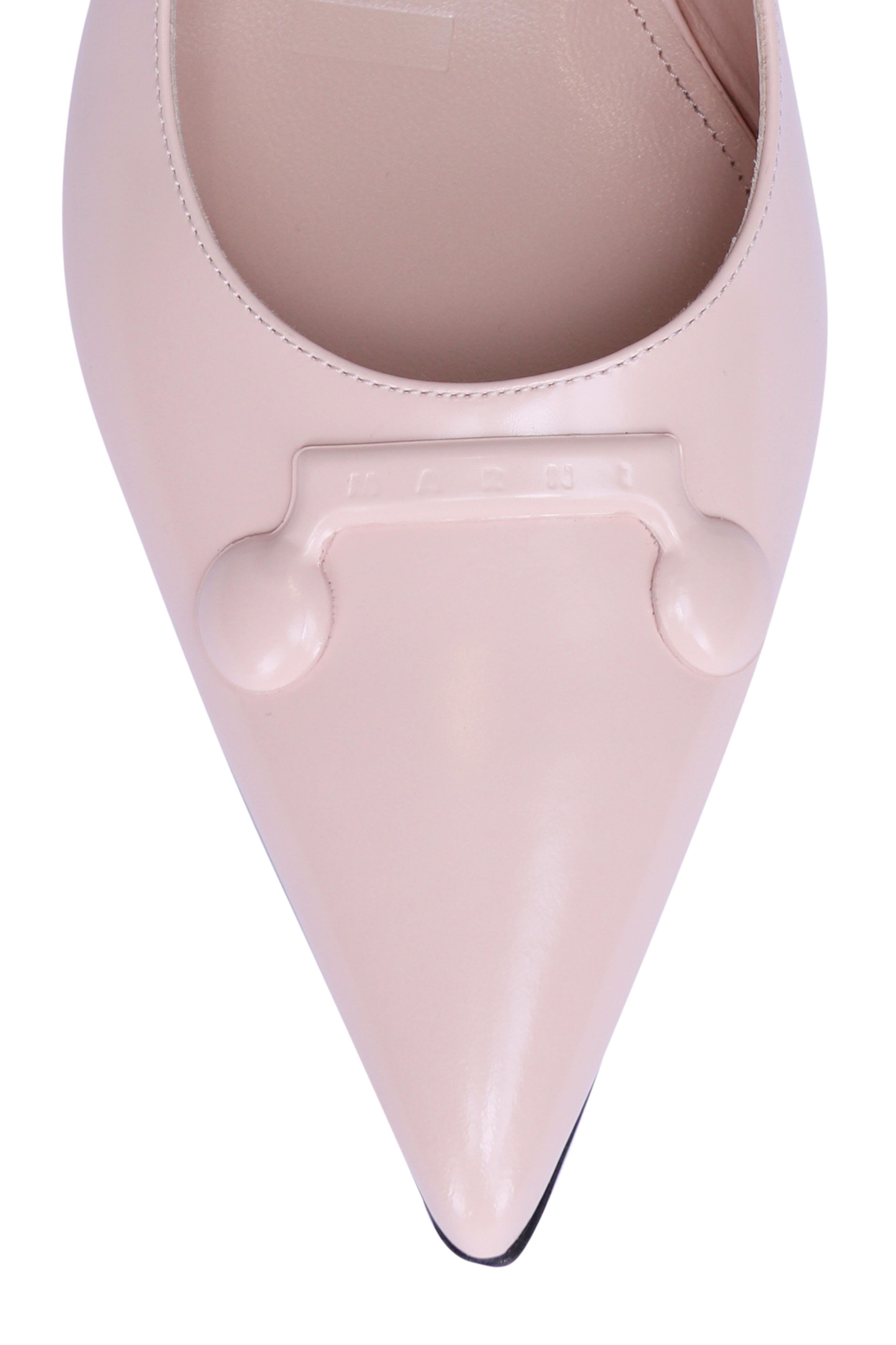 Marni - Trunkaroo Rose Powder Pointed Slingback
