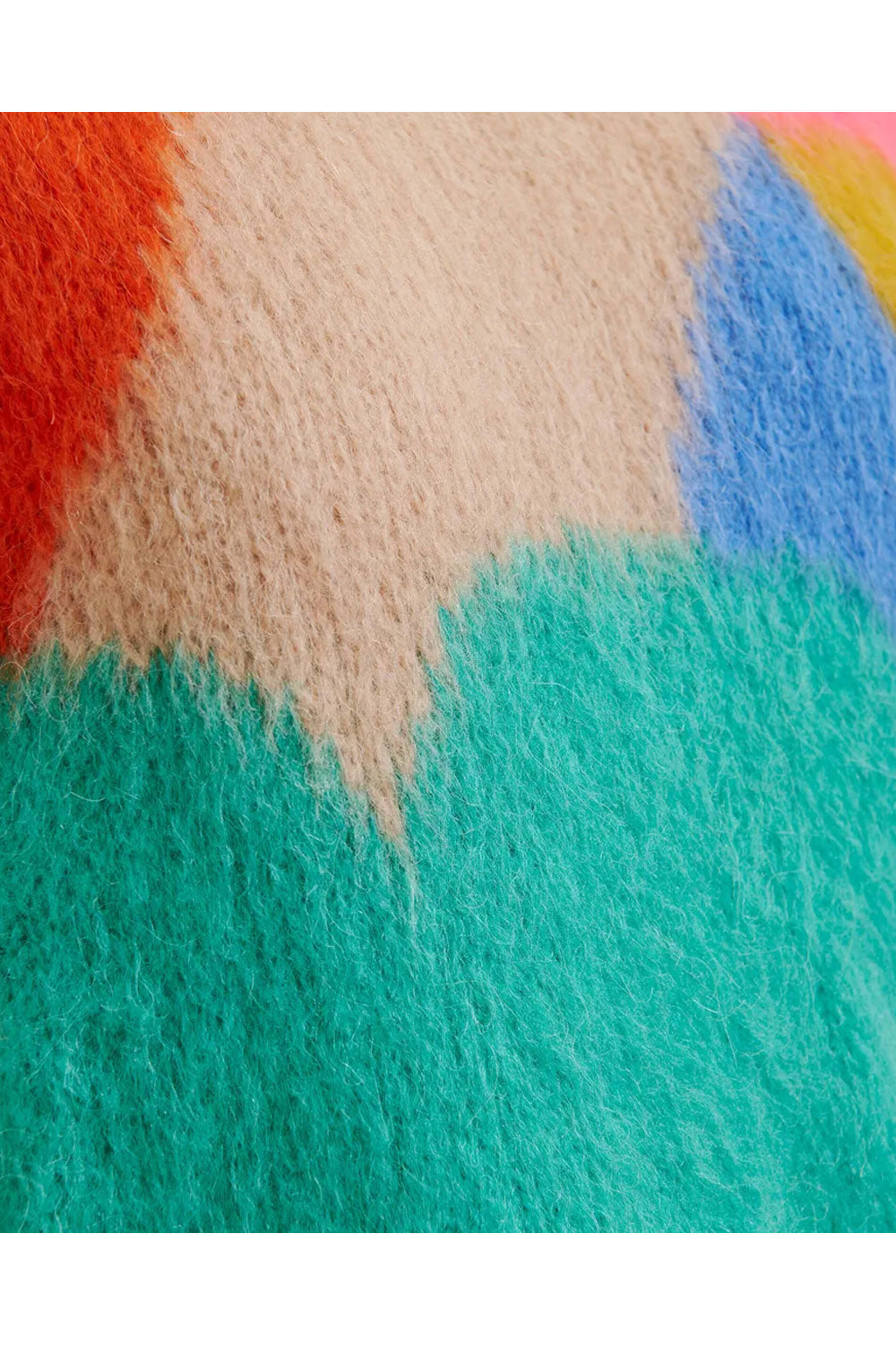 Essentiel Antwerp - Off White Multicolored Intarsia-Knitted Sweater