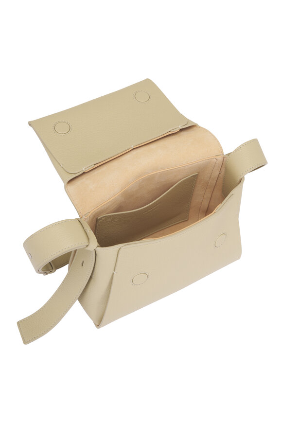 Jil Sander Mini Envelope Messenger Almond Leather Bag - view 4