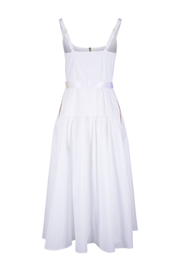 L'Agence Rima White Midi Dress - view 3