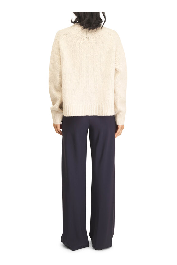 Nili Lotan Lorana Beige Cashmere & Silk Cardigan - view 3
