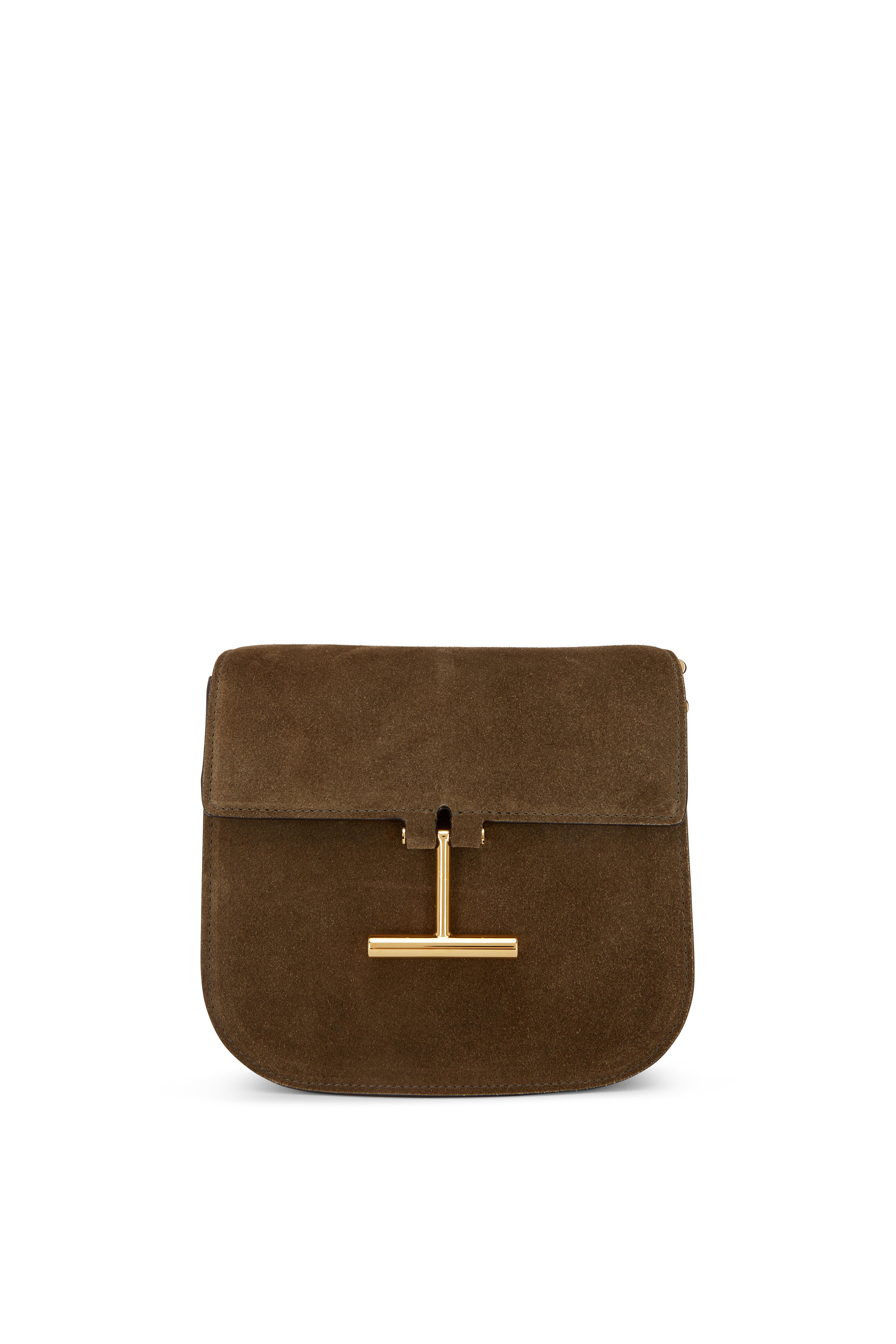 Tom Ford - Tara Olive Green Suede Mini Crossbody