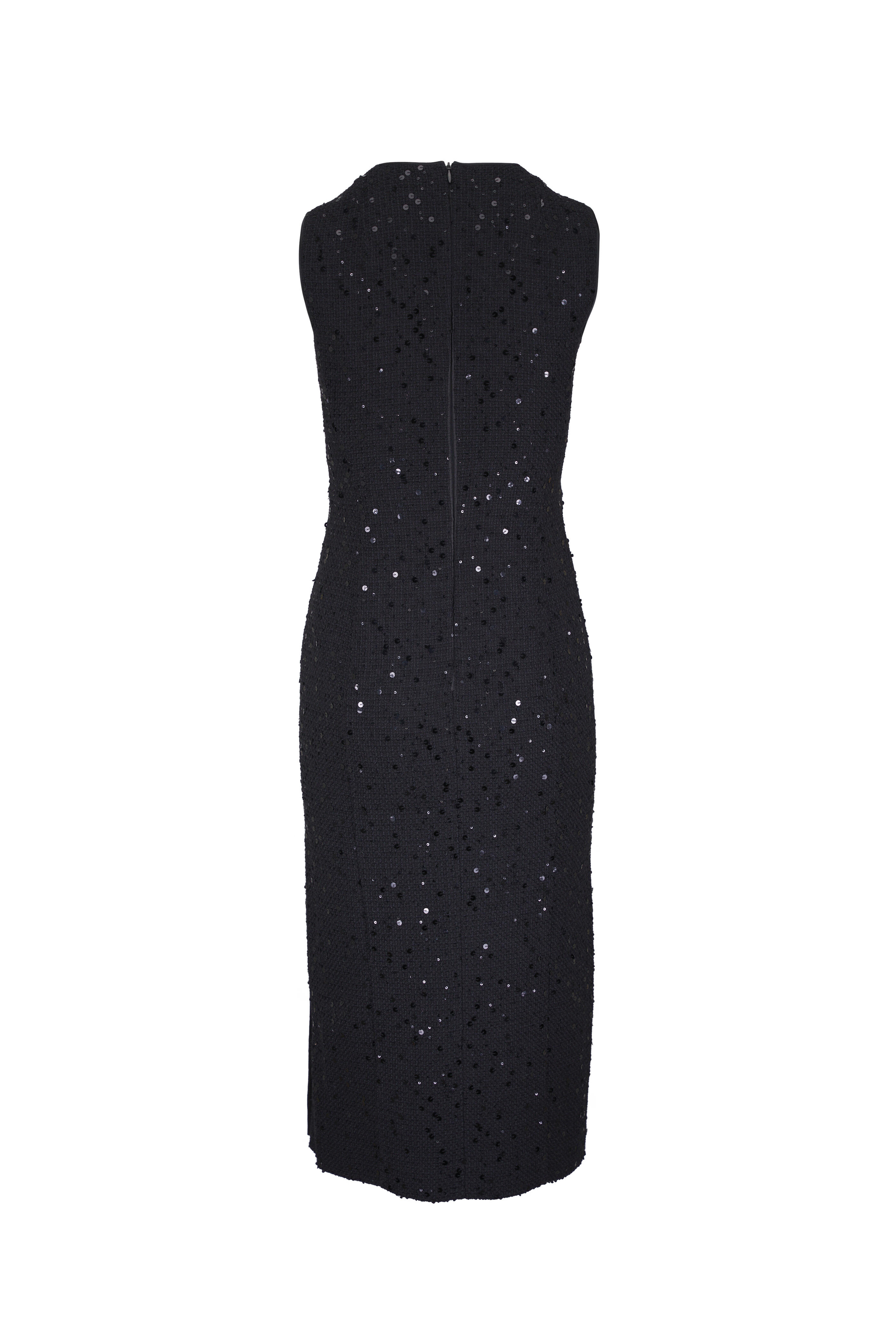 Akris - Black Paillette Sheath Dress - view 3