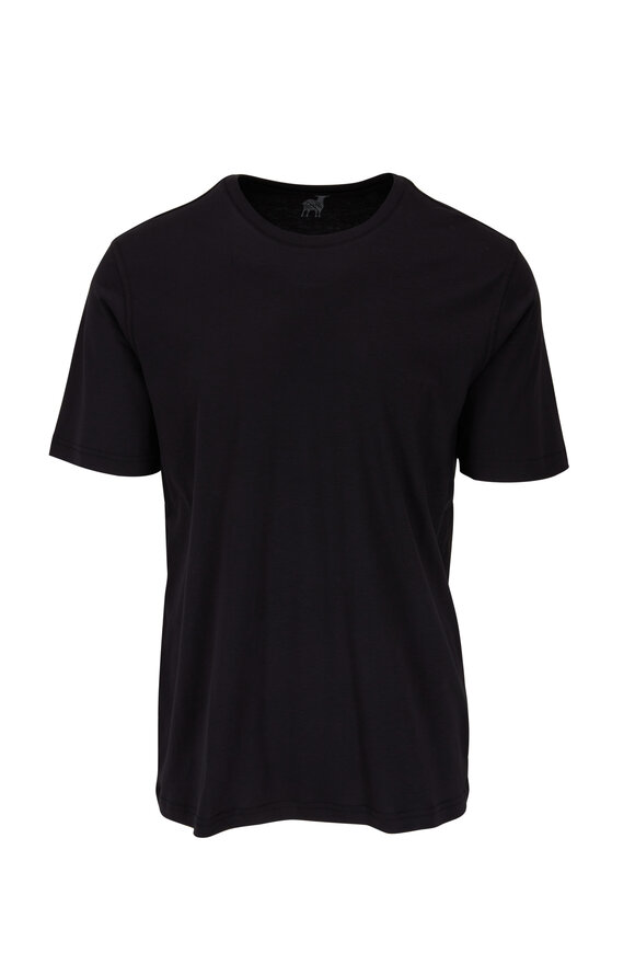 Raffi - The Lafayette Black Aqua Cotton T-Shirt