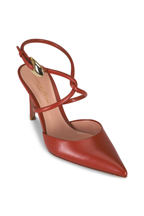 Gianvito Rossi Sedona Nappa Leather Strappy Sandal, 85mm - view 1