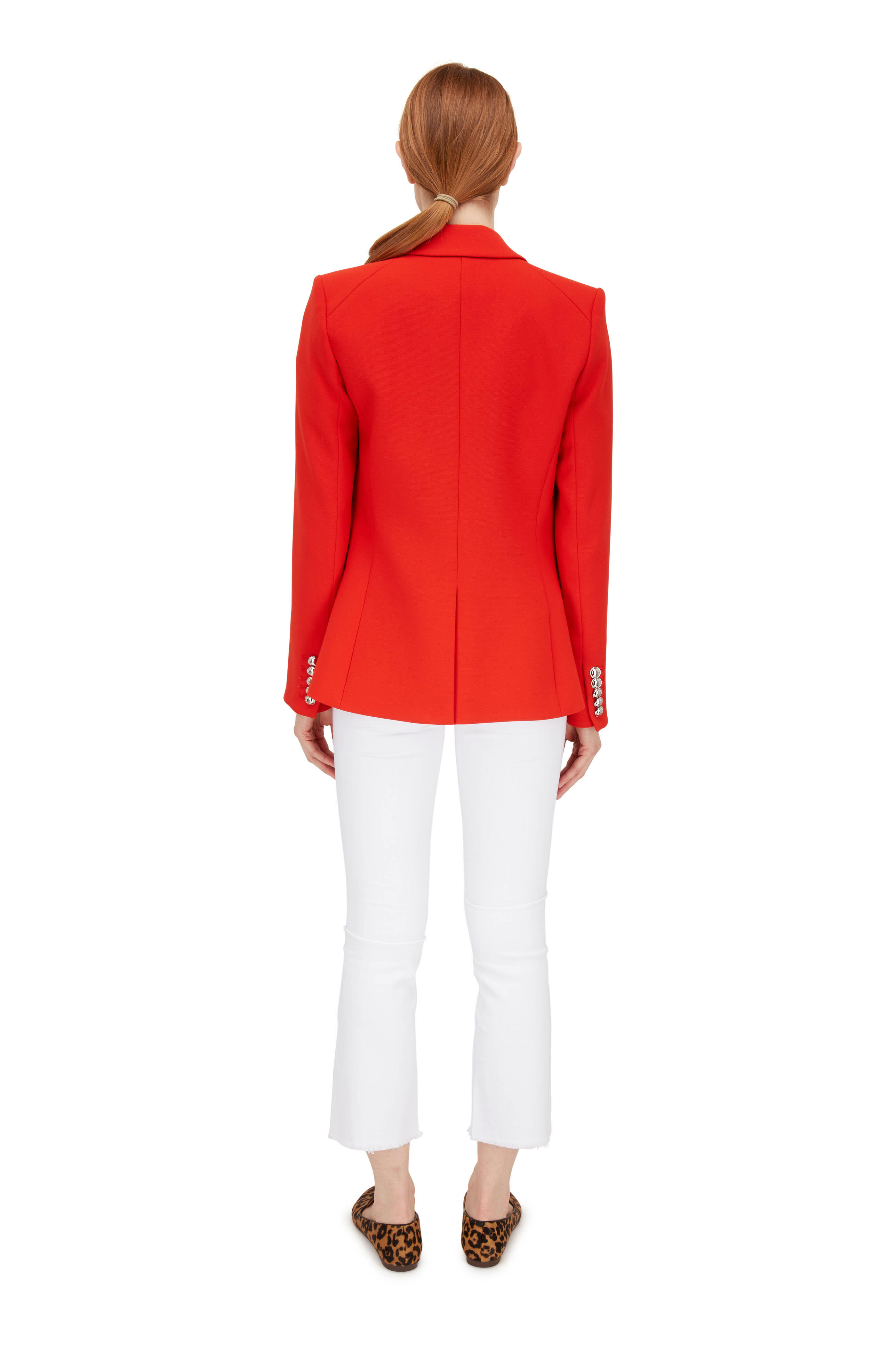 Veronica Beard - Miller Red Double-Breasted Jacket