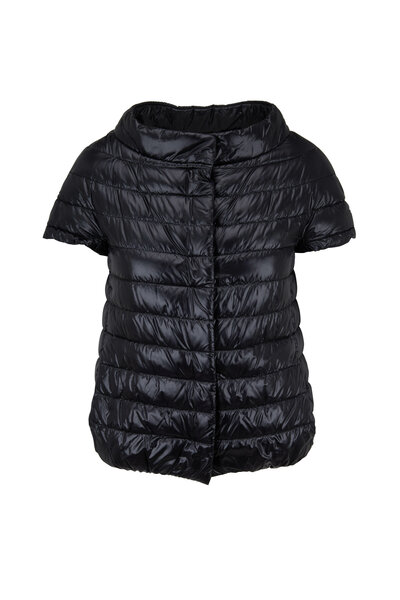 Herno - Iconic Matilde Black Down Jacket | Mitchell Stores