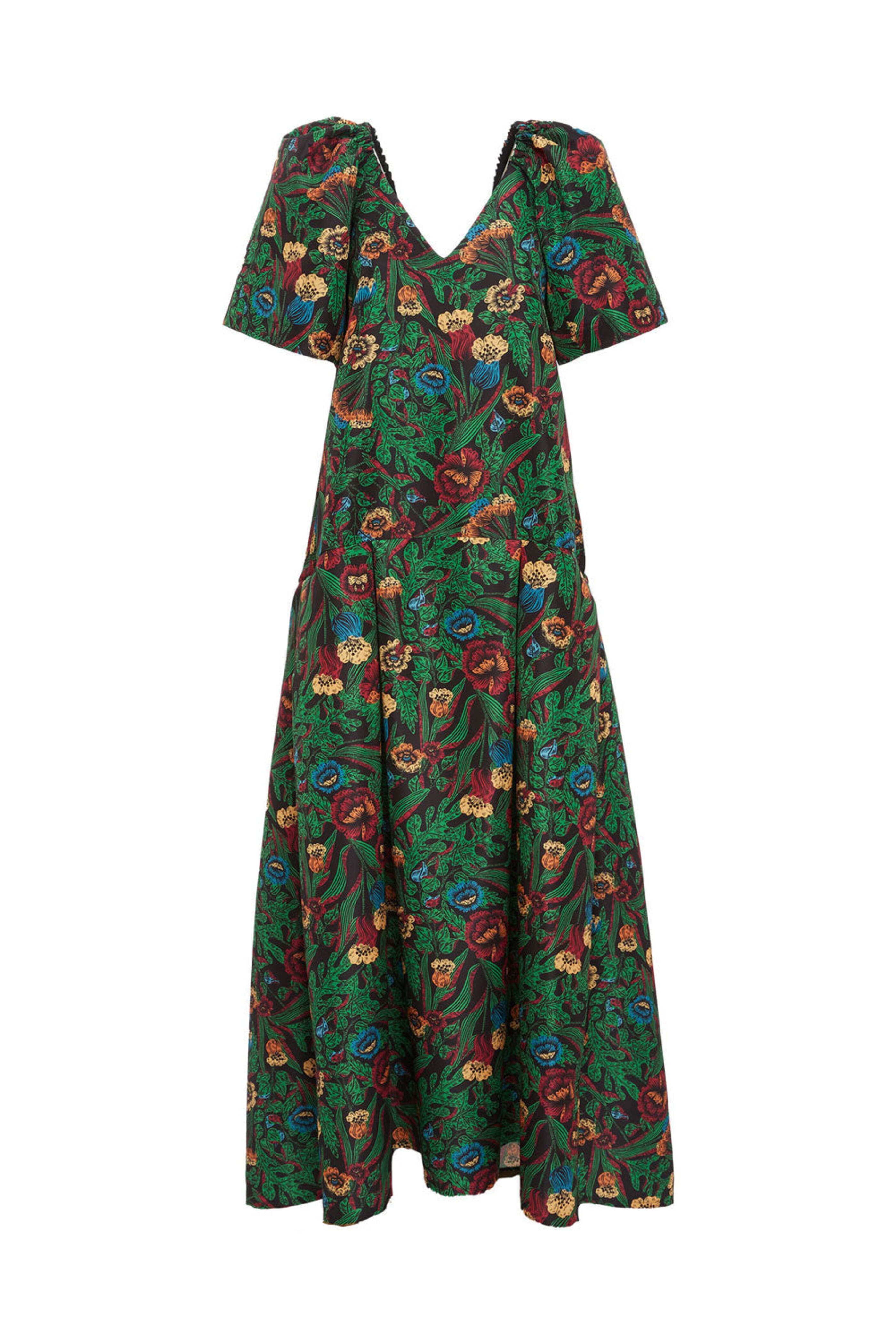 La DoubleJ - Night Garden Boom Dress in Faille