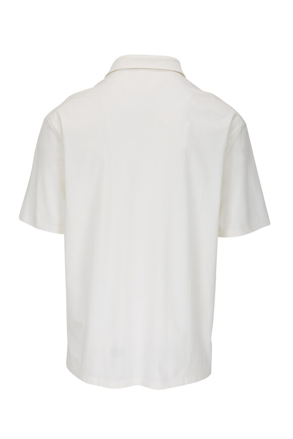 Zegna - White Short Sleeve Polo 