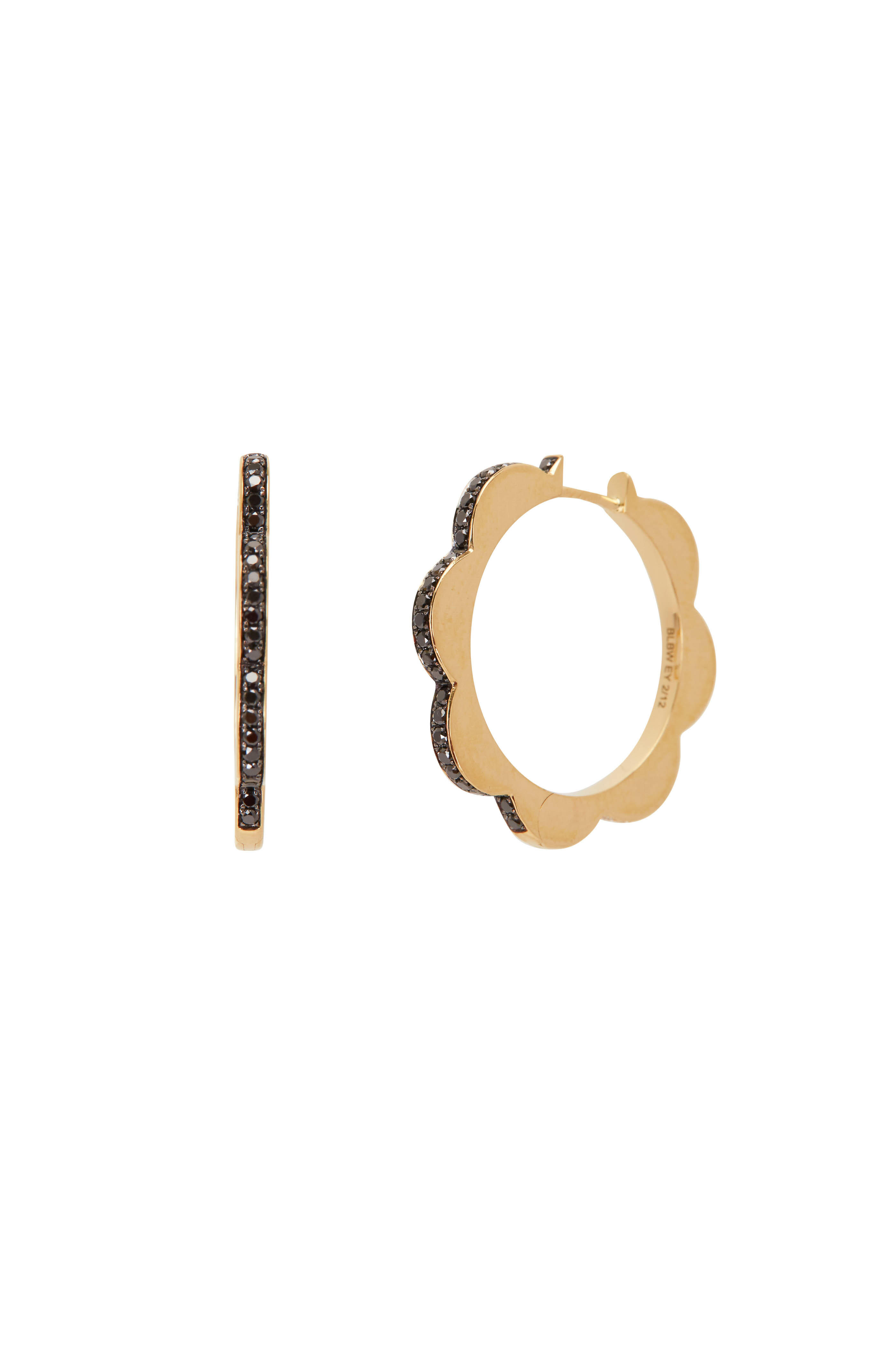 Cadar - Rose Gold Medium Triplet Hoop Earrings