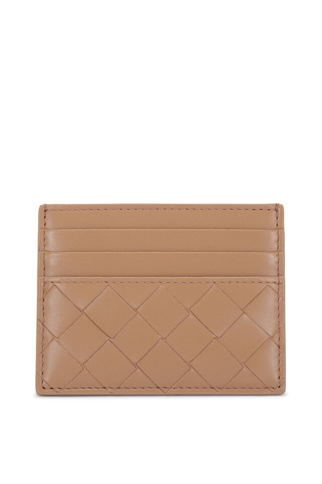 超美品　BOTTEGA VENETA Card Case On Chain Bottega Veneta Nappa Intrecciato Trio Card Case On Chain