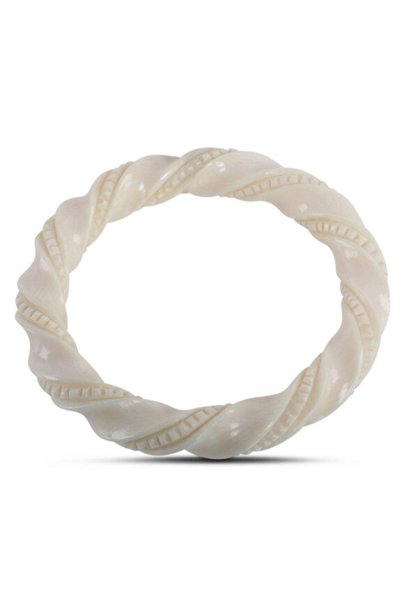 Patricia von Musulin Twisted Bead Bangle - view 2