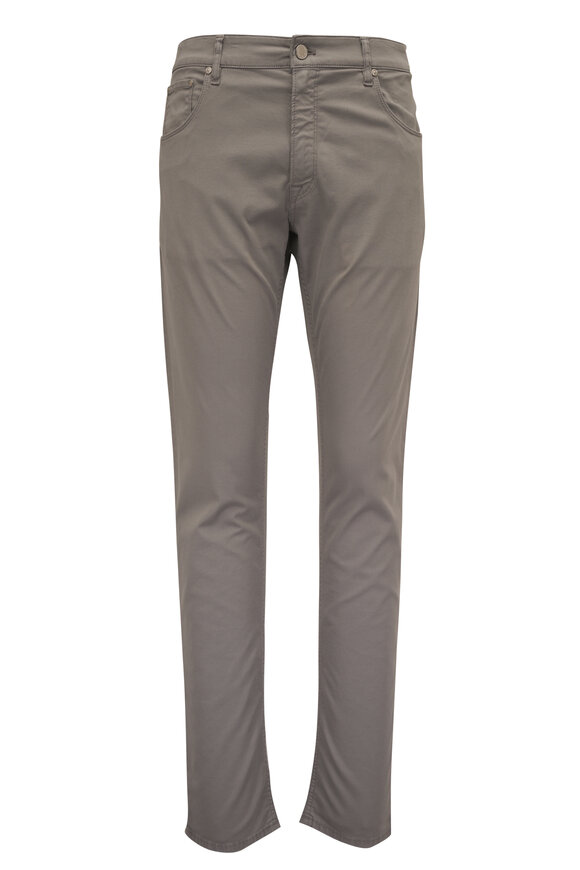 PT Torino Jazz Gray Stretch Twill Five Pocket Pant - view 1