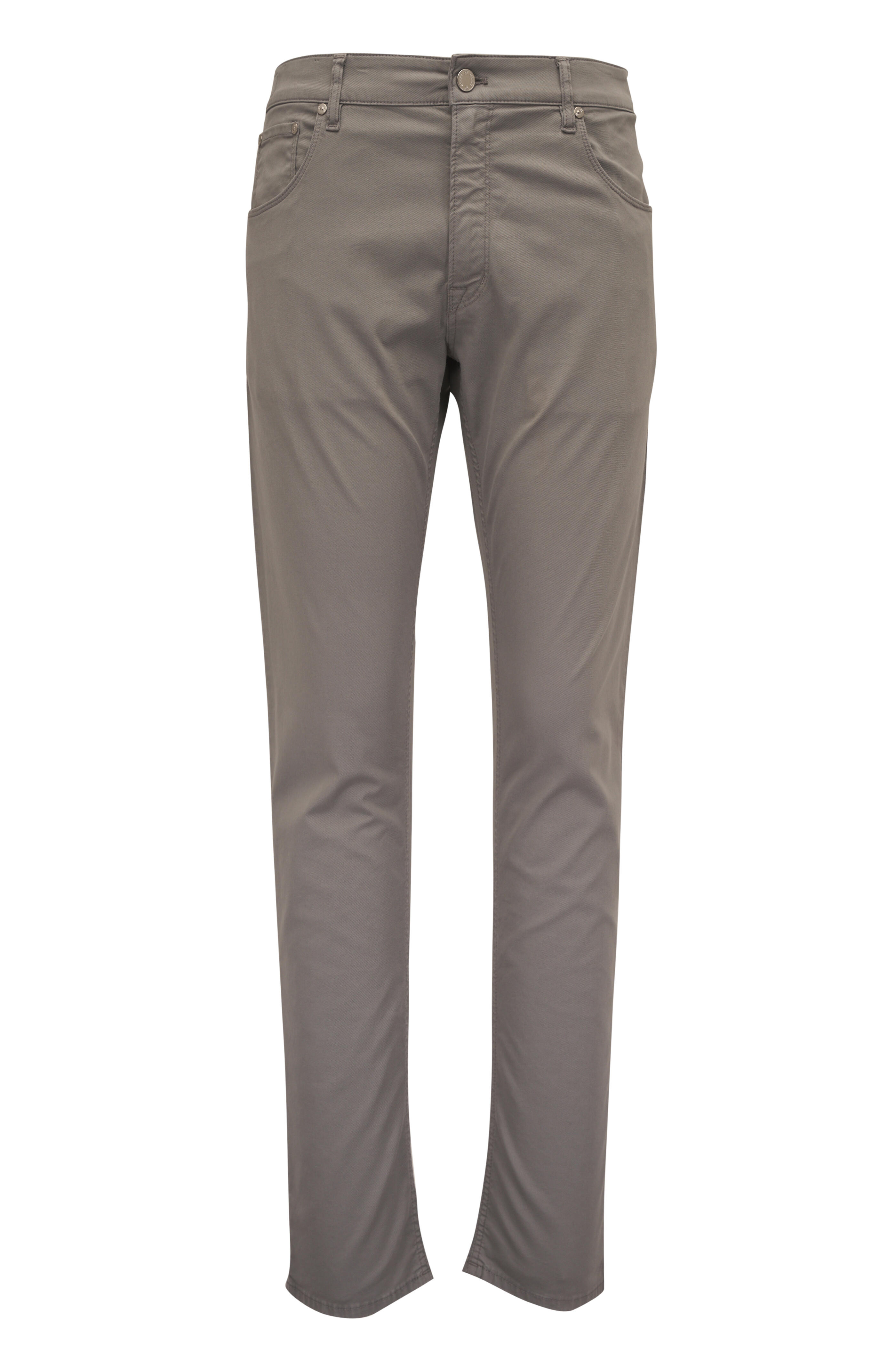 PT Torino - Jazz Gray Stretch Twill Five Pocket Pant