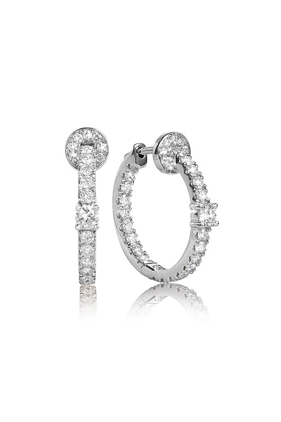 Nam Cho - 18K Diamond Hoops