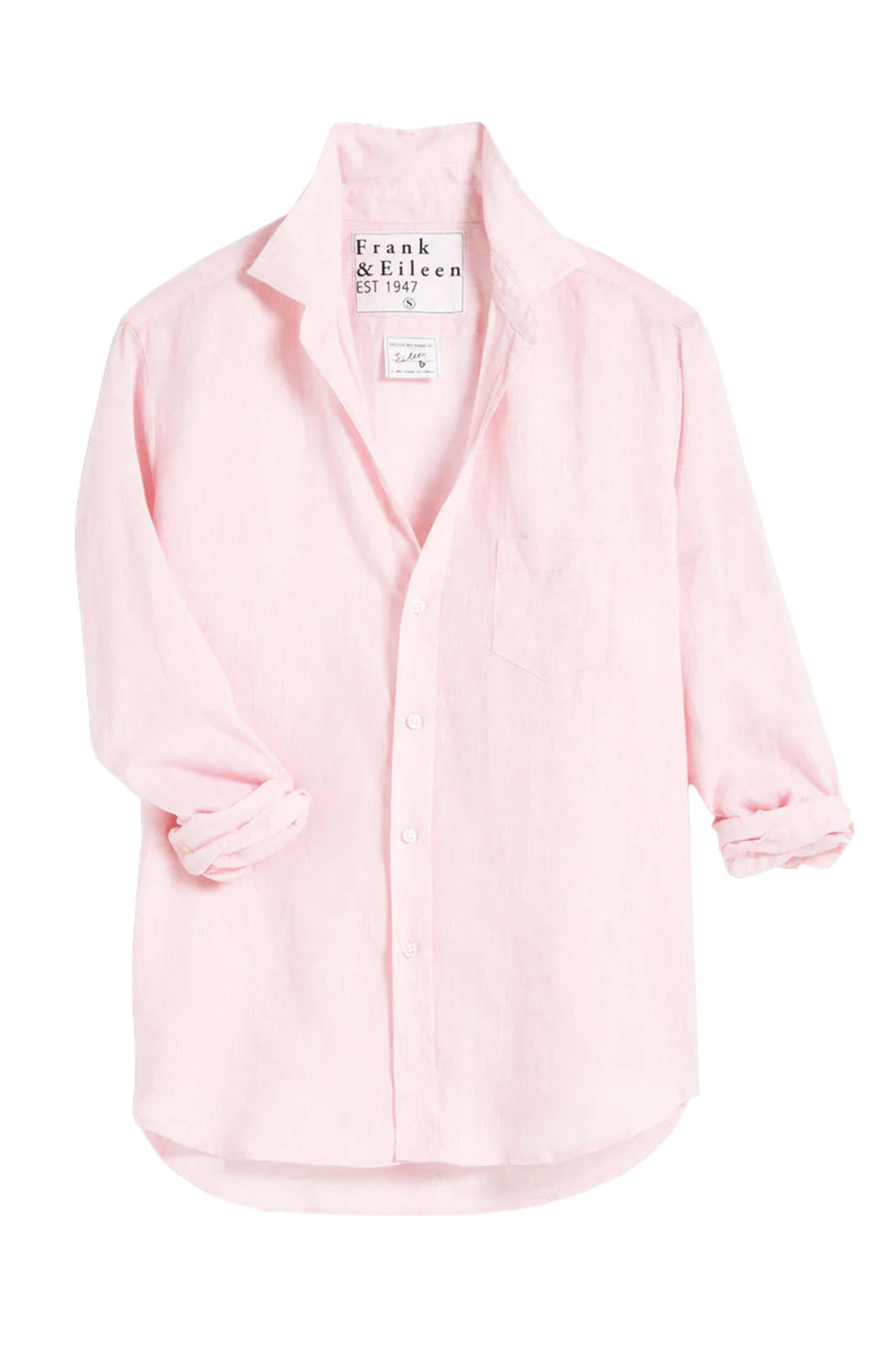 Frank & Eileen - Light Pink Linen Eileen Button Up Shirt