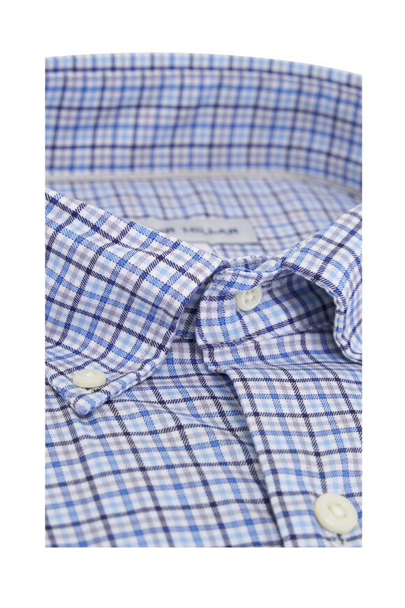 Peter Millar - Albert Blue Plaid Sport Shirt 