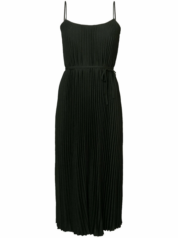 Vince - Black Pleated Cami Dress