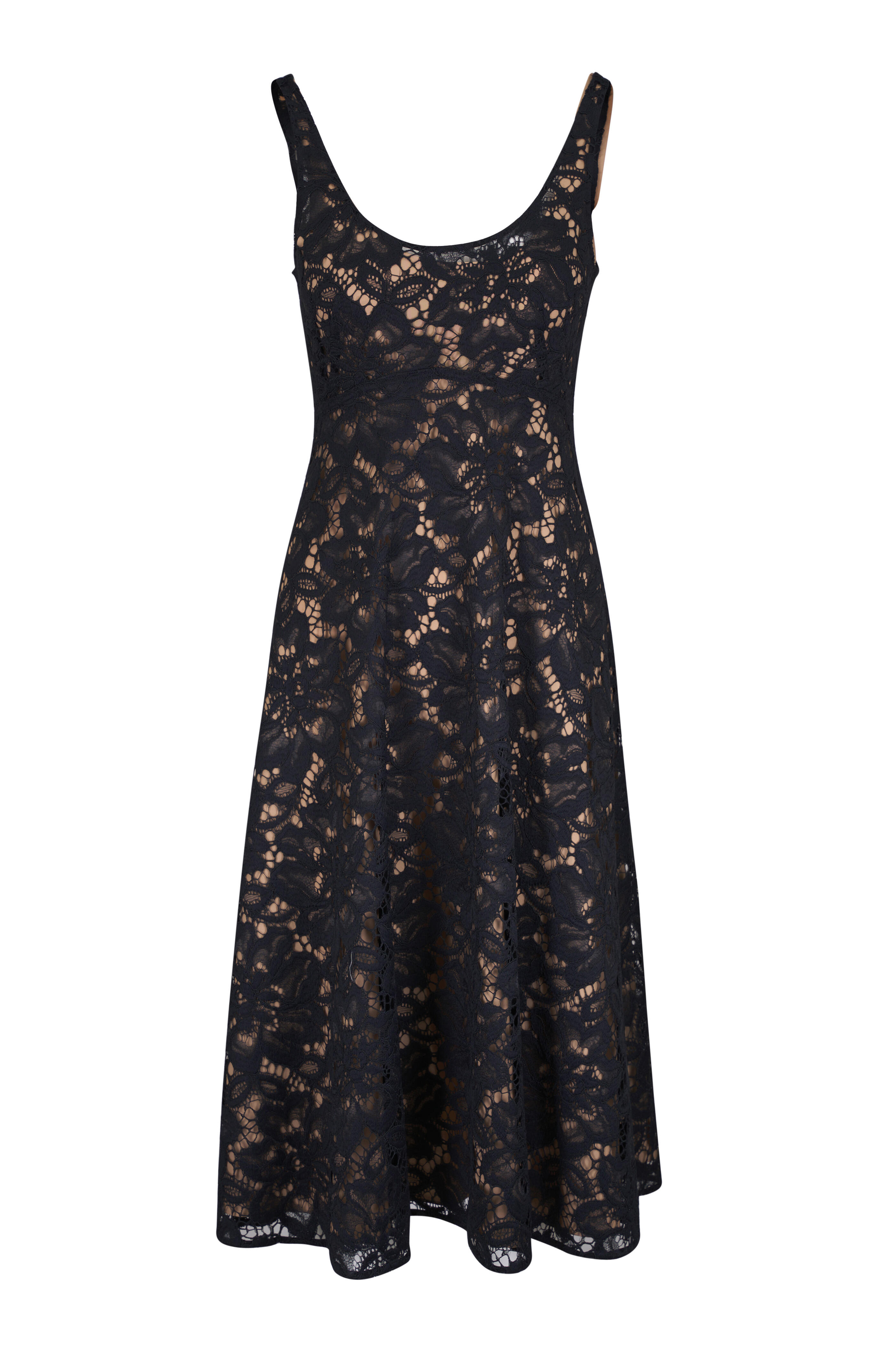 Dorothee Schumacher - Lacy Dream Black Midi Dress