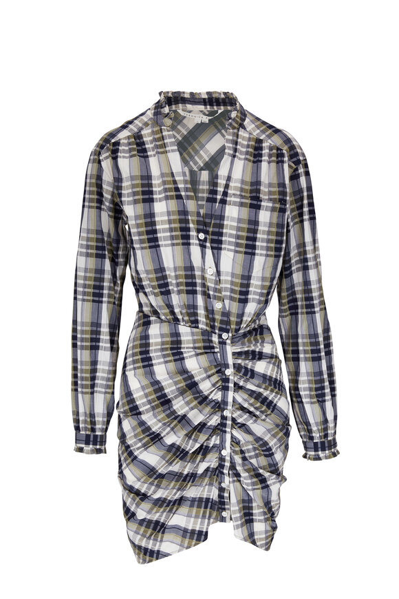 Veronica Beard - Army Plaid Vivlette Shirtdress 