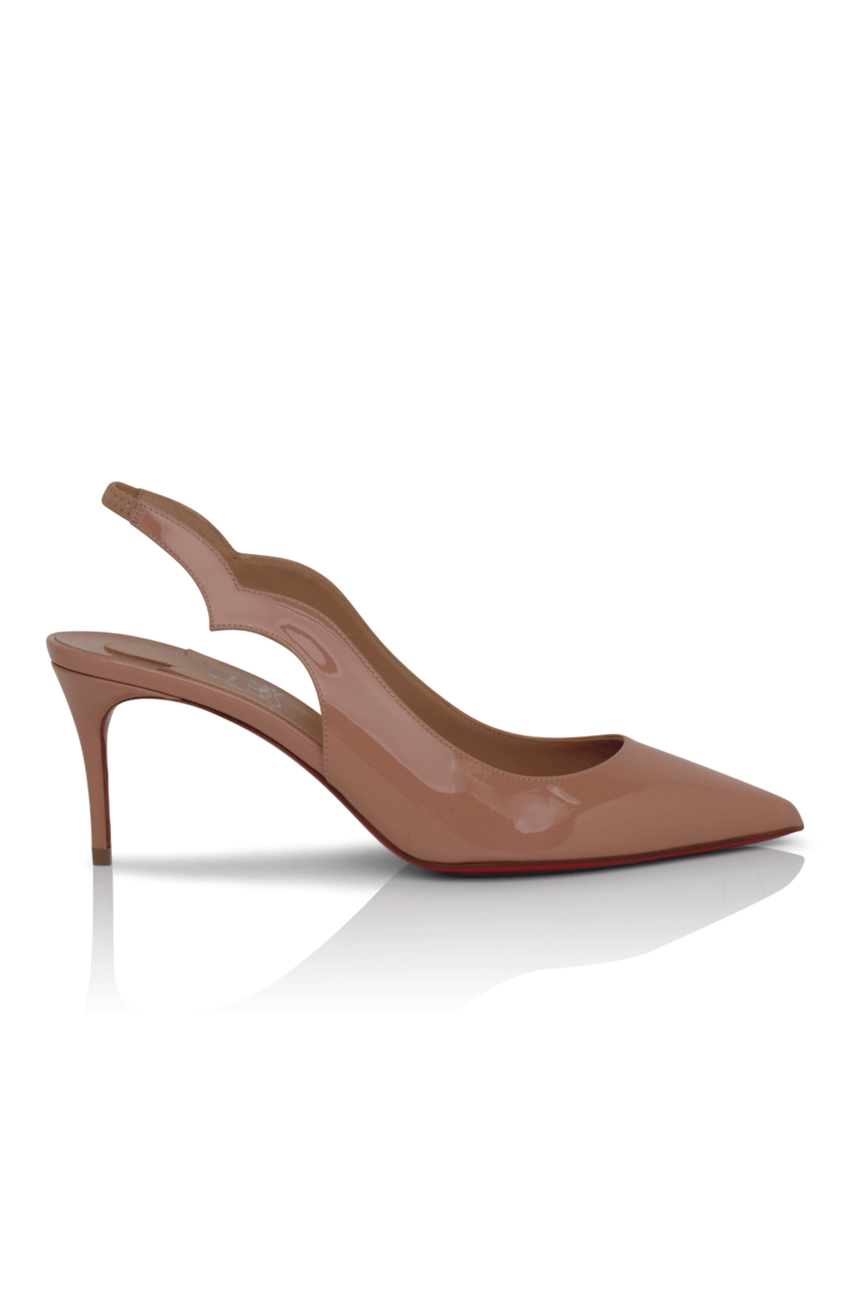 Christian Louboutin - Hot Chick Sling 70 in Nude