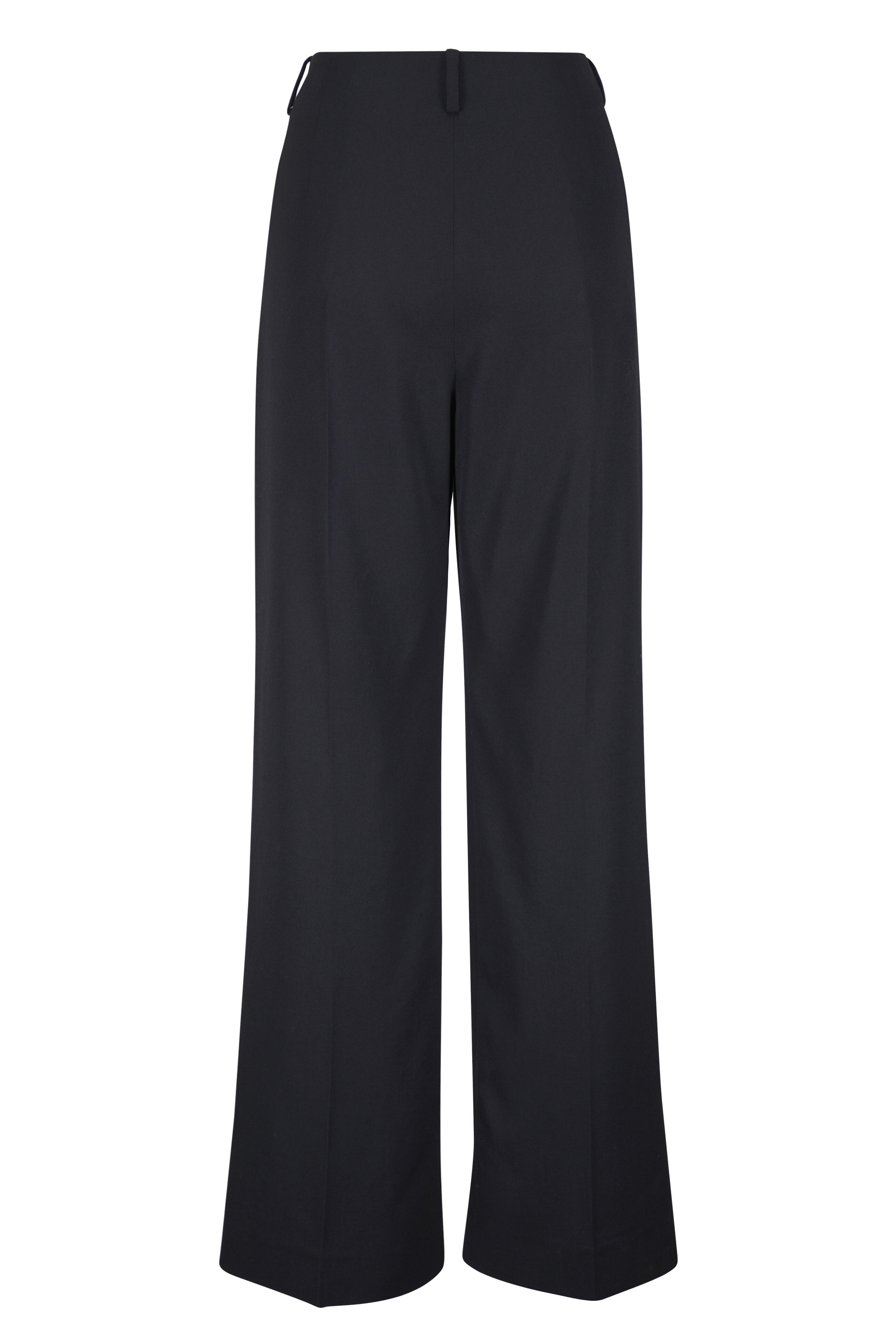 Khaite - Grenare Black Textured Wool Pant - view 2