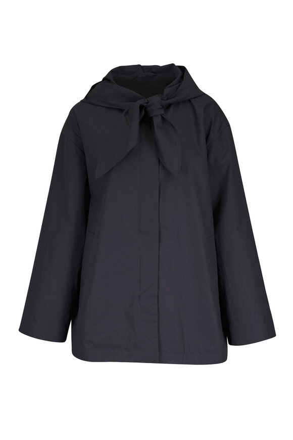 Totême Black Technical Scarf Jacket