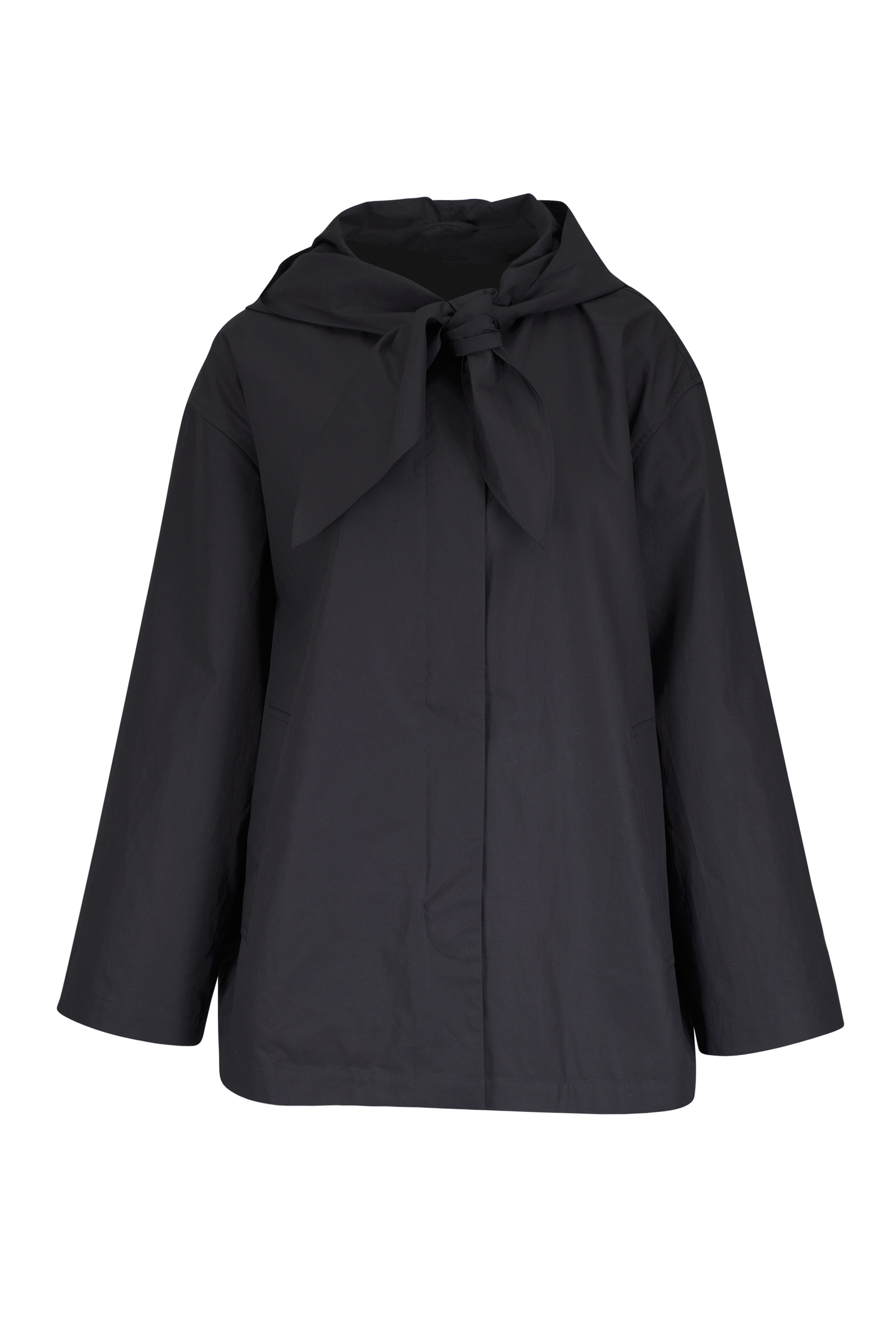 Totême - Black Technical Scarf Jacket