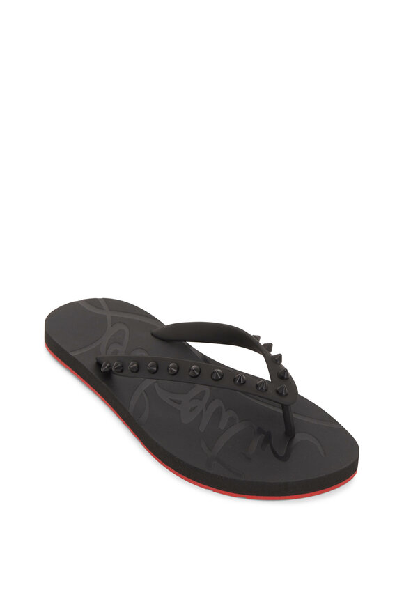 Christian Louboutin - Loubi Flip Donna Black Flip Flop