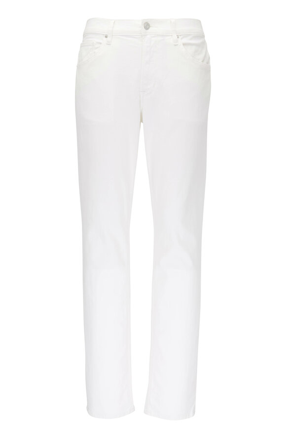 Hudson Blake Ivory Slim Straight Jean