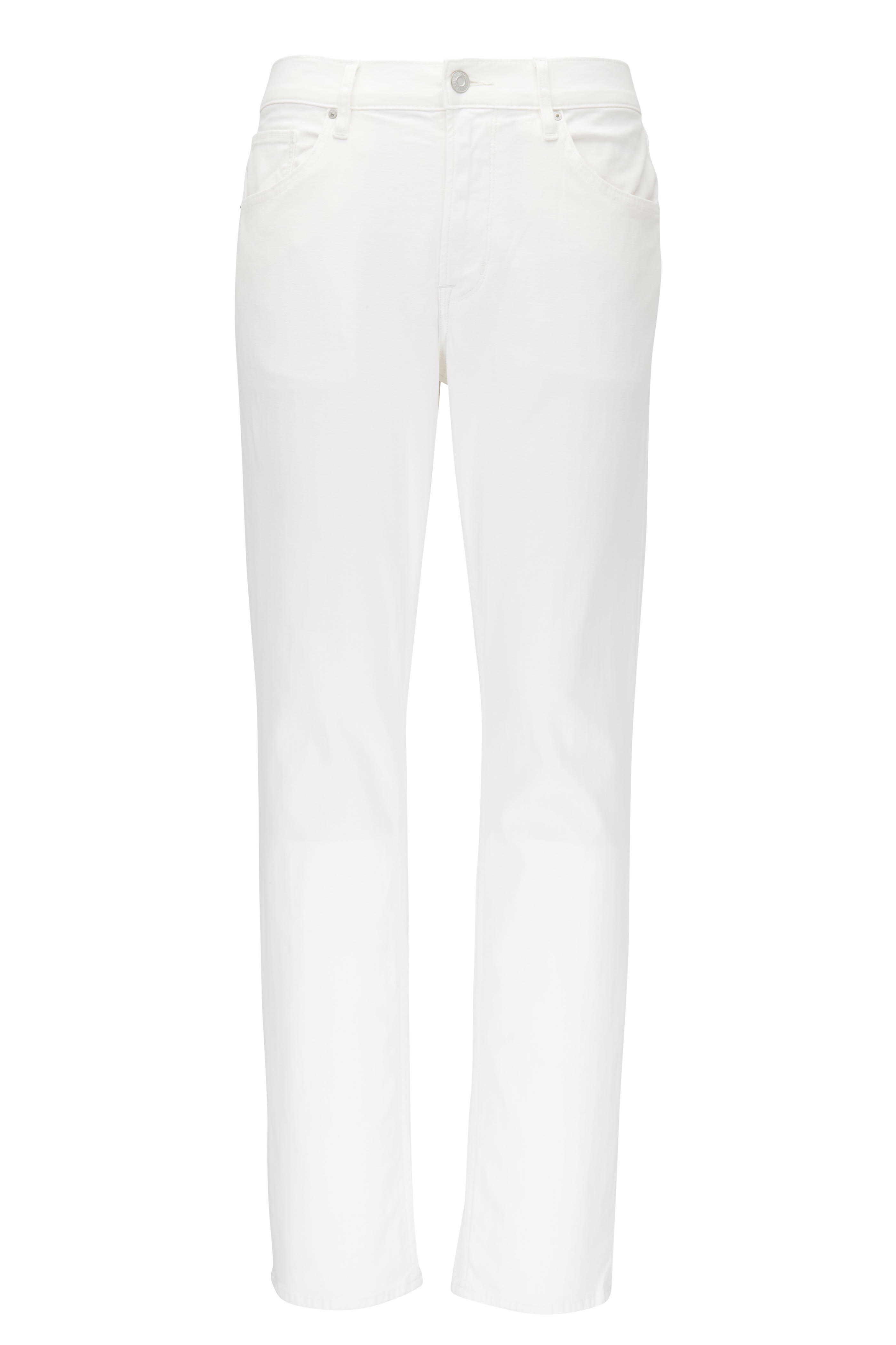 Hudson - Blake Ivory Slim Straight Jean | Mitchell Stores