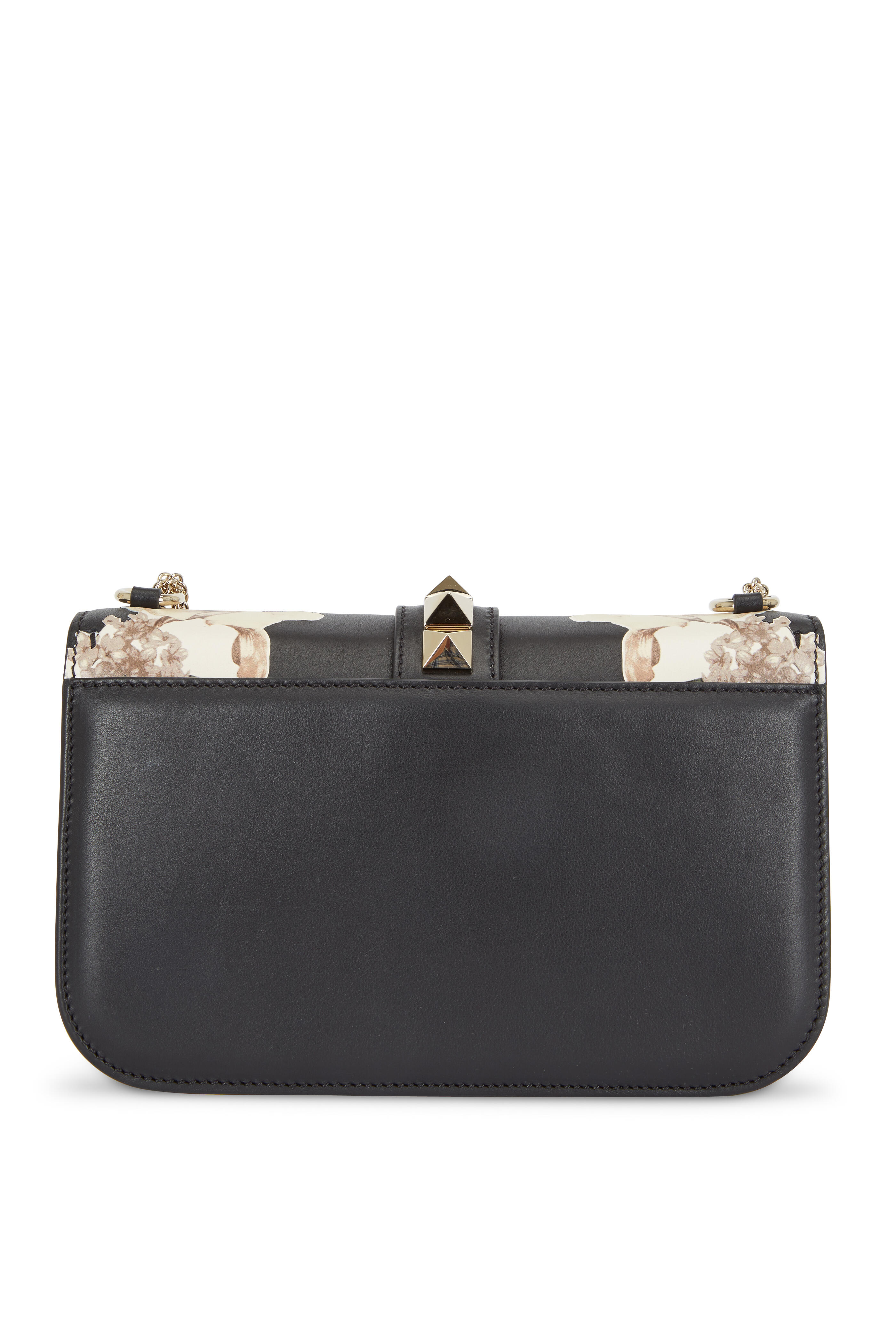 Valentino Vsling Small Calfskin Handbag With Jewel Handle Black Friday Sale  - Womens Handbag Light Ivory