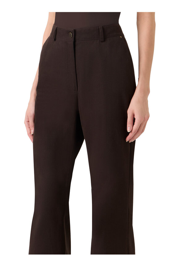 Akris Punto Celia Mocca Cotton Pant - view 5