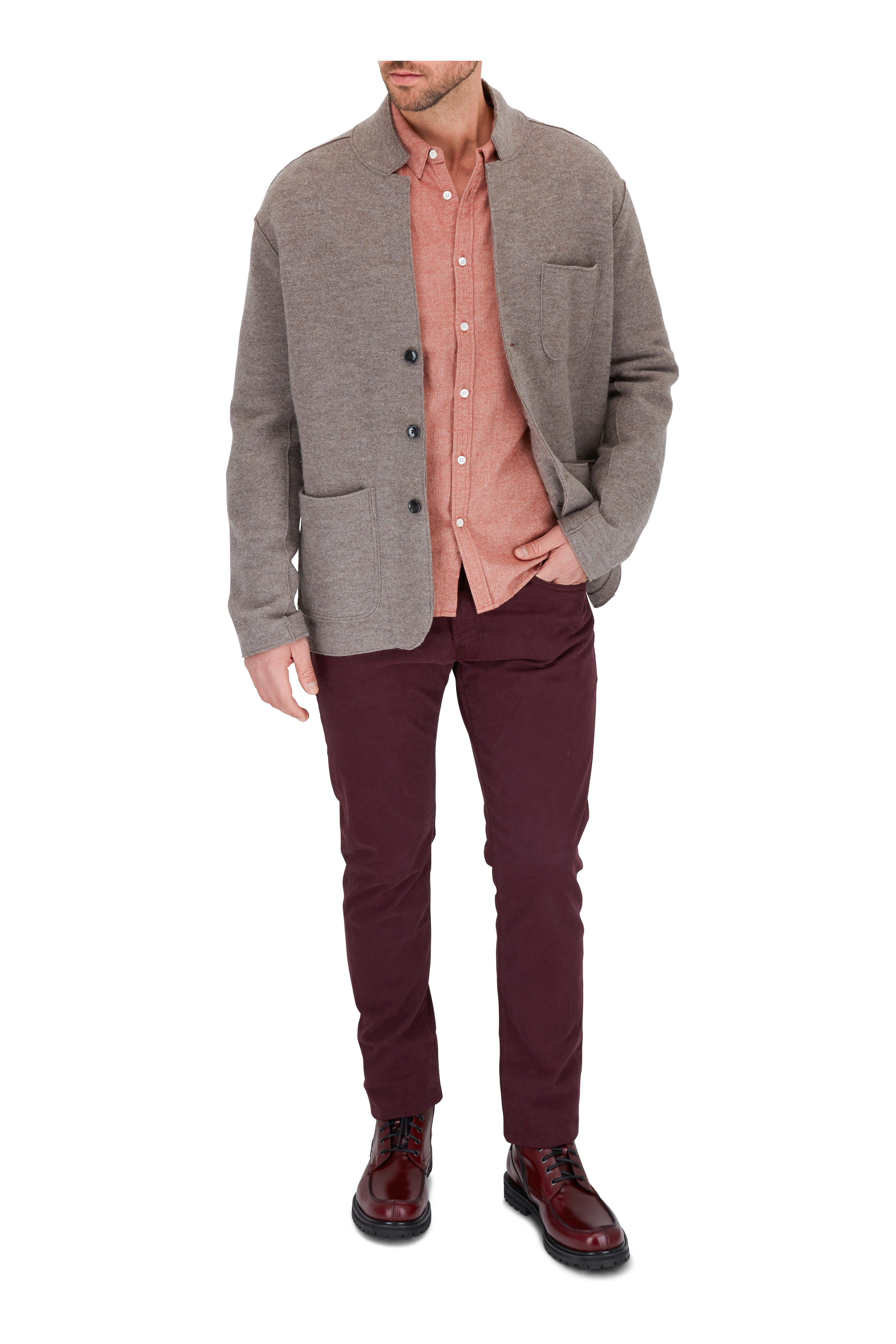 Aquatalia - Ira Oxblood Leather Lace-Up Weatherproof Boot