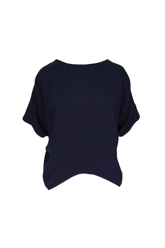 Zero + Maria Cornejo Rio Inkjet Silk Drape Top