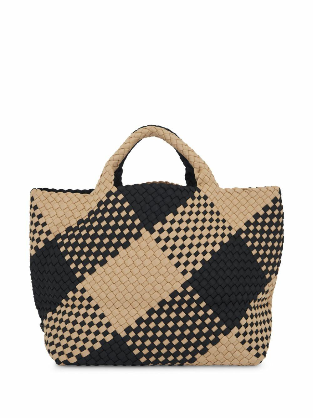 Naghedi - St. Barths Cabana Plaid Medium Tote | Mitchell Stores