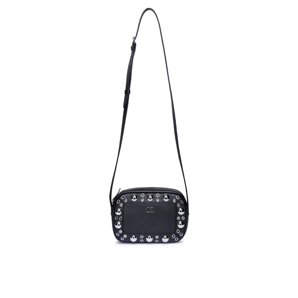 ショルダーバッグ VALENTINO GARAVANI LEATHER NELLCOTE CROSSBODY BAG Valentino Garavani Nellcote Small Cross Body Bag in Havana
