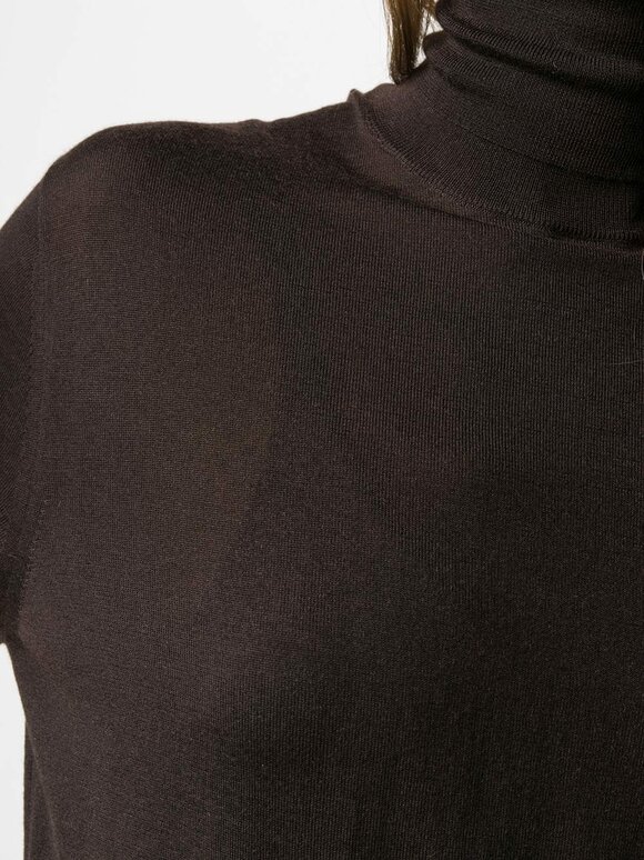 Dolce & Gabbana - Ebony Cashmere Turtleneck Sweater