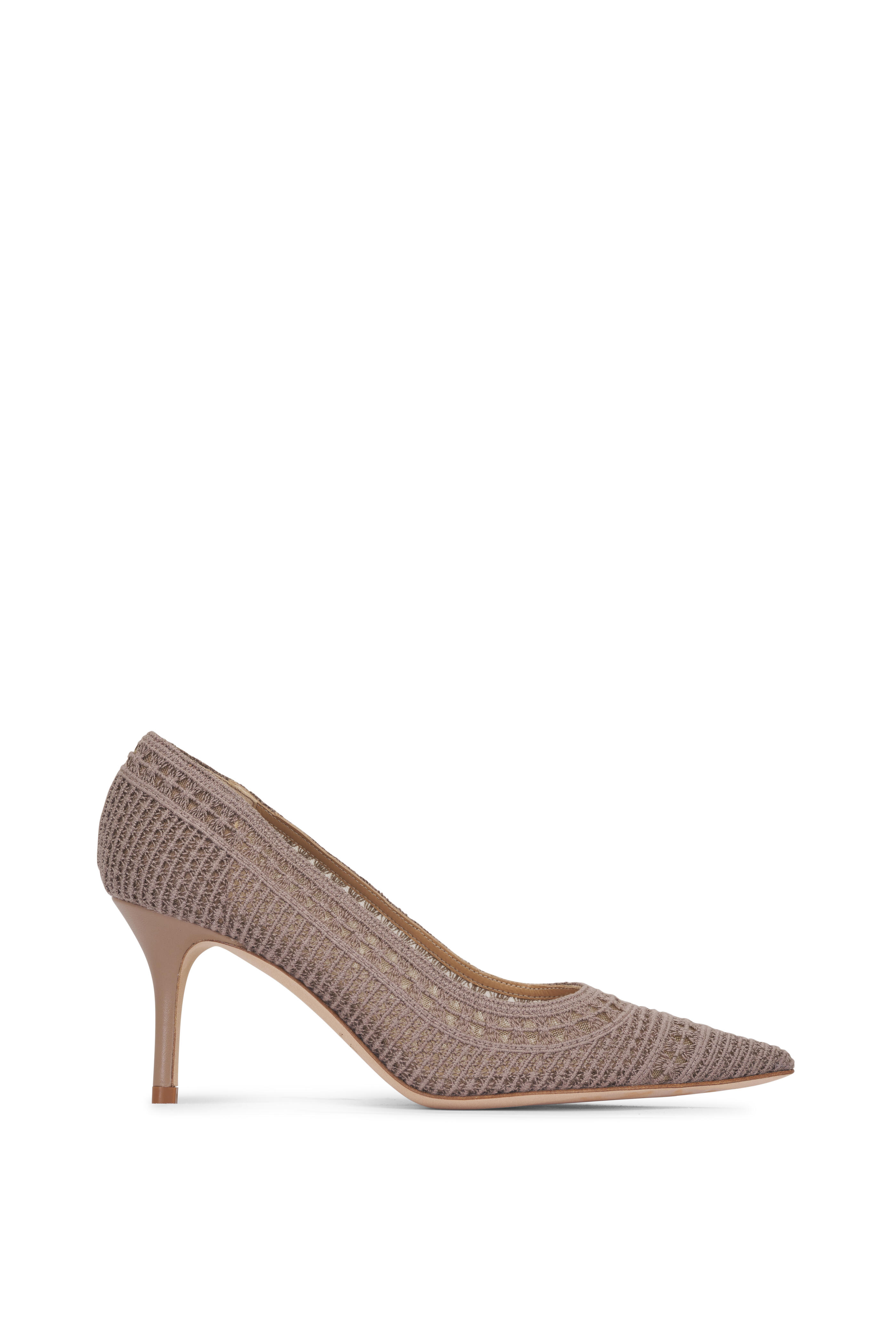 靴 AMERI Vintage MEDI MESH CONVERSION PUMPS Vintage Stuart Weitzman Gold Mesh Metallic High Heels