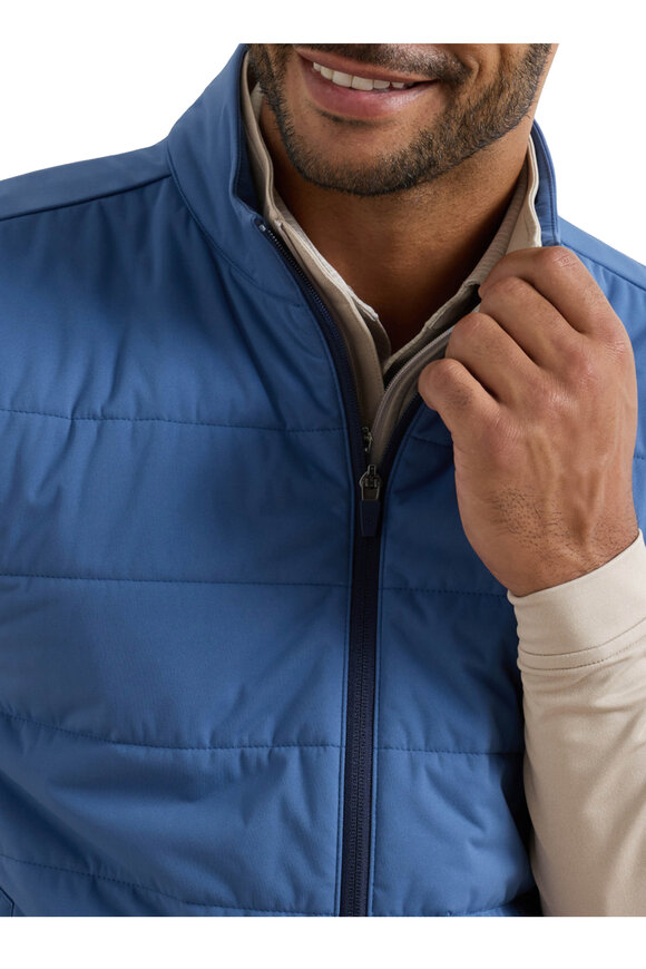 Peter Millar Windsor Blue Fuse Hybrid Vest - view 5